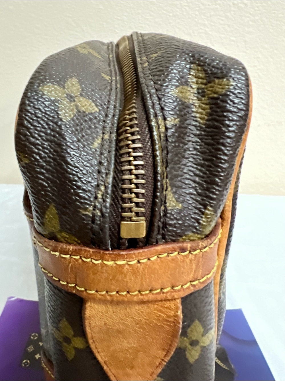 AUTH LOUIS VUITTON COMPIEGNE 28 CLUTCH - Picture 9 of 16